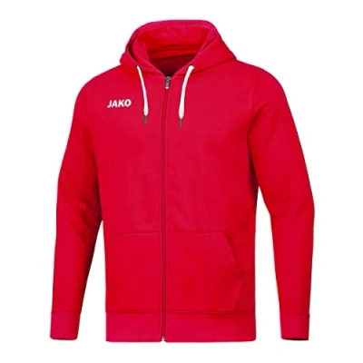 Afbeelding van Jako Base herenjack met capuchon 6865 rood XL