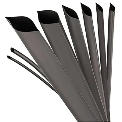Afbeelding van ISOLATECH Krimpkous 3:1, zwart, met lijm, zonder label, 6 mm, 10 meter