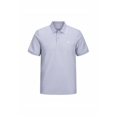Afbeelding van Jack &amp; Jones Jjeaustin SS Poloshirt, Heren, Maat: XS, Languid lavender