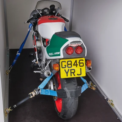 Afbeelding van Wielharnas voor motorfietsen + spanbanden set