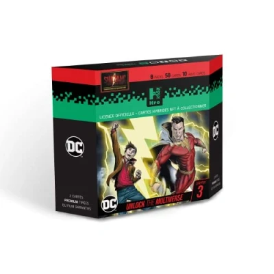 Image de 8 Packs Premium Cartes à collectionner hybrides Dc Comics Hro Chapter 3 Shazam Fury of the Gods Starter Box