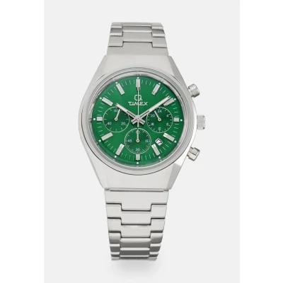 Afbeelding van Timex Falcon Eye TW2W33600 Horloge Staal Zilverkleurig Ø 40 mm