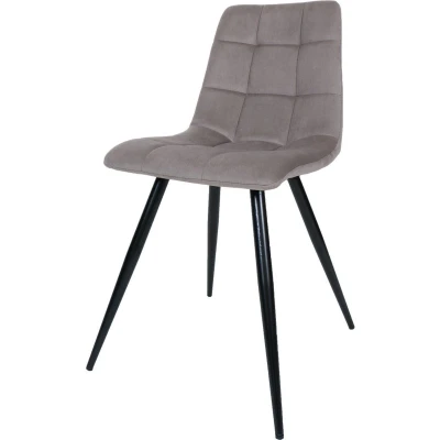 Afbeelding van Home67 Eetkamerstoel Galgary Taupe 08 Vintage Velvet