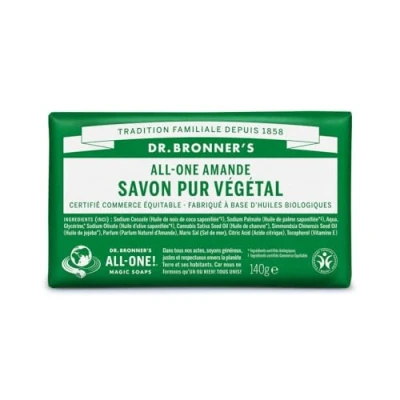 Afbeelding van Dr Bronner&#039;s Amandel Zeep Brood 140 g