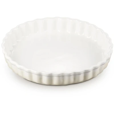 Afbeelding van Le Creuset Aardewerken Taartvorm In Meringue 28cm
