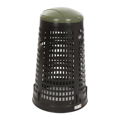 Afbeelding van Ruff geperf. Afvalbak 110 ltr. Zwart/groen