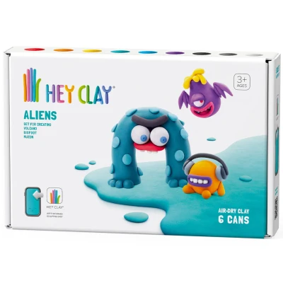 Afbeelding van Hey clay boetseerklei aliens volcano, bigfoot en muzon