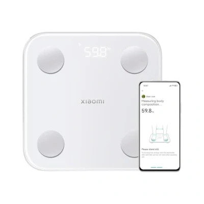 Afbeelding van Xiaomi Mi Body Composition Scale S400 badkamerweegschaal met dubbele frequentiemeting, 25 gezondheidsindicatoren, tot 150 kg en 100 g nauwkeurigheid