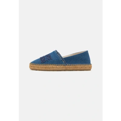 Afbeelding van Love Moschino Espadrilles, Dames, Maat: 38, Light blue Textiel