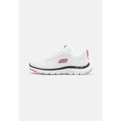 Afbeelding van Skechers Sport FLEX Advantage Sneakers laag, Heren, Maat: 46, White/black/red trim Textiel