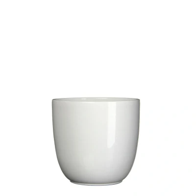 Afbeelding van Bloempot Pot rond es/15 tusca 16 x 17 cm wit Mica Decorations