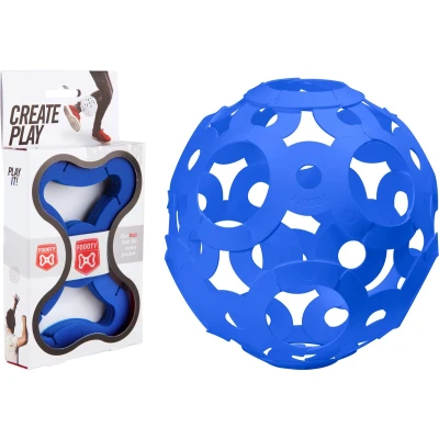 Afbeelding van FOOOTY Reis Voetbal Blauw Creëer je eigen Bal voor Binnen en Buiten