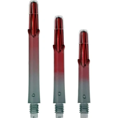 Afbeelding van L Style Shaft Gradient N9 Locked Straight Black &amp; Red Dart Shafts Medium 330