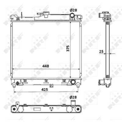 Afbeelding van Radiateur NRF 53930