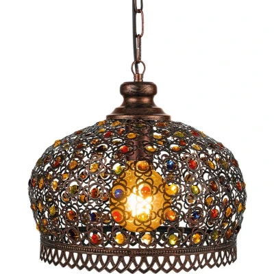 Afbeelding van EGLO Jadida Hanglamp E27 Ø 33 cm Koper/Antiek