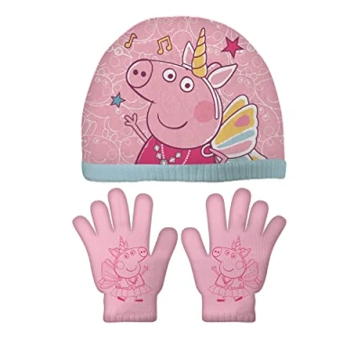 Afbeelding van Muts en Wanten Peppa Pig Cosy corner Roze