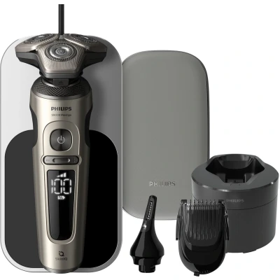 Afbeelding van Philips Shaver S9000 Prestige Series SP9883/35 Elektrisch scheerapparaat Met uitklapbare trimmer Neustrimmer opzetstuk mannen