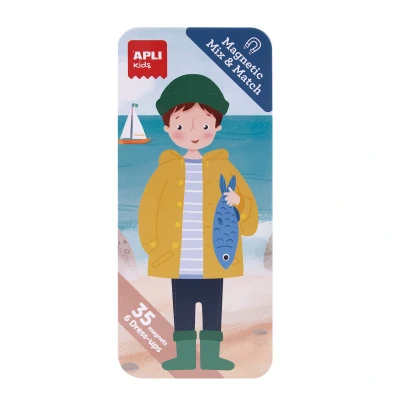 Afbeelding van Apli kids magneten mix and match oceaan 35st