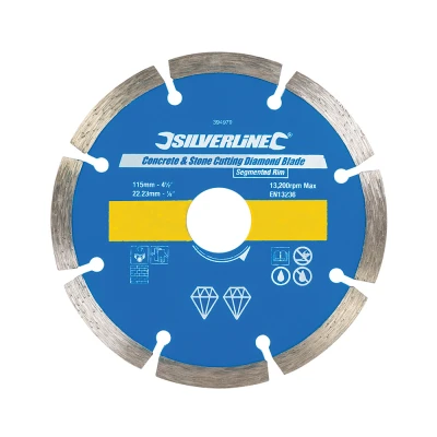 Afbeelding van Silverline Slijpschijf 115 x 22,23mm Diamant Beton &amp; Steen