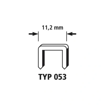 Afbeelding van Wolfcraft 7026000 Nieten met brede rug Type 53 2000 stuk(s) Afm. (l x b h) 6 11.2 mm