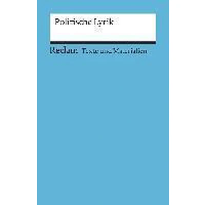 Afbeelding van Texte und Materialien für den Unterricht. Politische Lyrik