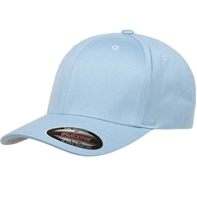 Afbeelding van Flexfit Wooly Combed Xs, uniseks pet voor volwassenen, Carolina blauw, L XL, XL