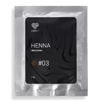 Afbeelding van Lovely henna verf voor wenkbrauwen en wimpers, intens bruin, tattoo effect, natuurlijk houdt tot 6 weken, wenkbrauw wimperkleuring, hennapoeder, 1 g