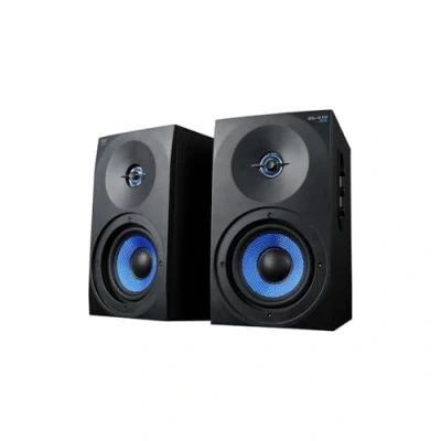 Image de Woxter DL 410 FX 150W Noir, Bleu Haut Parleur Hauts parleurs (1 Voie, avec Fil, RCA/3.5 mm, 150 W, 40 20000 Hz, Bleu)