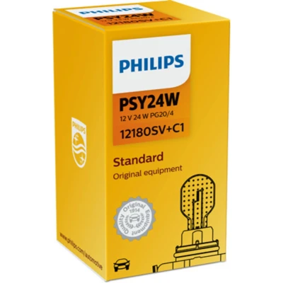Afbeelding van PHILIPS SilverVision 12180SV+C1 Autolampen Zilver 12 24 PSY24W VOLKSWAGEN: Tiguan I, GOLF 6, Polo V Hatchback, OPEL: Astra J Sports Tourer