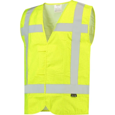 Afbeelding van Tricorp Veiligheidsvest RWS Vlamvertragend Antistatisch Fluor Yellow 3XL 4XL