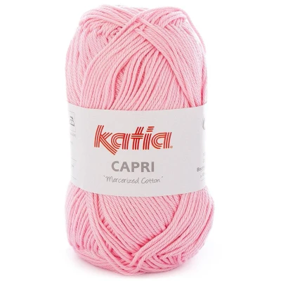 Afbeelding van Katia Capri kleur 121 Medium Bleekrood 50 gr. = 125 m. 100% katoen