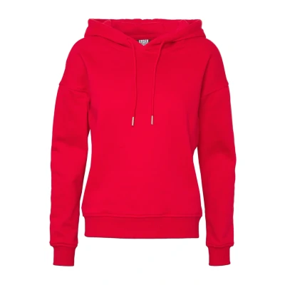 Afbeelding van Urban Classics Ladies Hoody Hoodie, Dames, Maat: Medium, Firered
