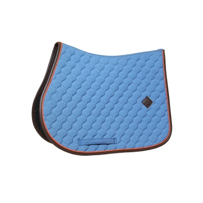 Image de Kentucky Onion Quilt Neon Leather Jumping Saddle Pad