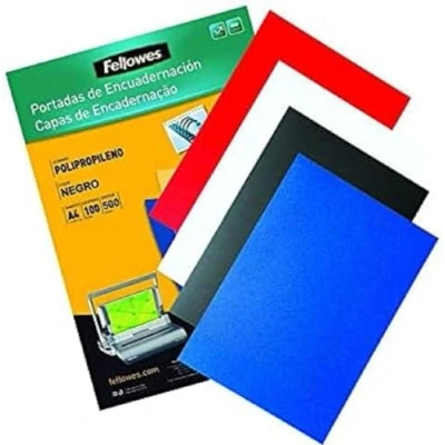 Afbeelding van Fellowes 54773 boekbinderrug van polypropyleen A4 transparant