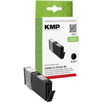 Afbeelding van KMP Inktcartridge vervangt Canon CLI 581BK XXL Compatibel Foto zwart C111 1577,0201