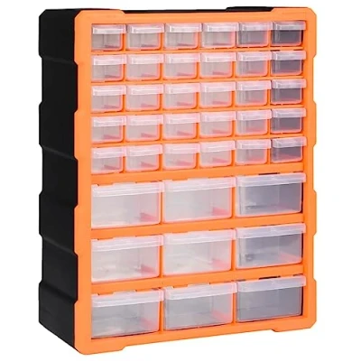Afbeelding van vidaXL Organiser met 39 Lades Ordener Ladekast Kast Opbergmeubel Opbergkast Houder Gereedschapskist Gereedschapsorganiser Opberghouder