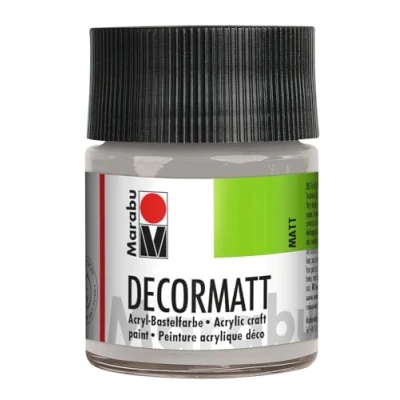 Image de Marabu peinture acrylique decormatt,50ml argent métallique 140105782