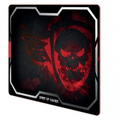 Image de Tapis de souris Gaming Spirit Of Gamer S.O.G Smokey Skull XL Rouge