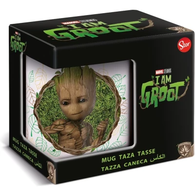 Afbeelding van Stor Young Adult Marvel I Am Groot Mok in Geschenkverpakking 325 ML