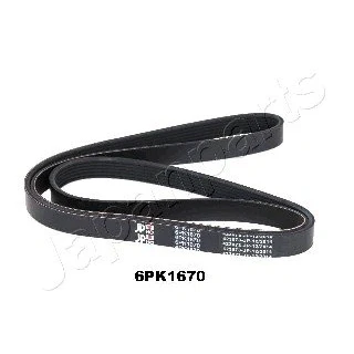 Afbeelding van JAPANPARTS DV 6PK1670 Multiriem 1670mm 6 HYUNDAI: ix35, TOYOTA: Corolla IX Saloon