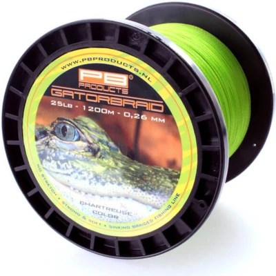 Afbeelding van PB Products Gator Braid Chartreuse Gevlochten lijn 1200m (0,30mm)