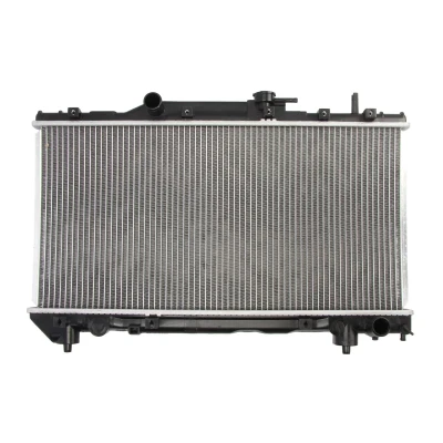 Afbeelding van THERMOTEC D72003TT Radiateur Aluminium, Kunststof voor voertuigen met/zonder airco 325 685 17 Handgeschakeld Koelribben gesoldeerd