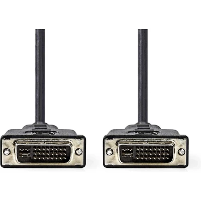 Afbeelding van DVI I kabel Nedis 2 meter (Dual Link, 100% koper, Zwart)