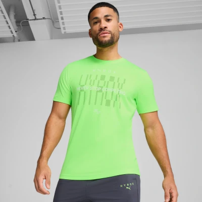 Afbeelding van Puma Hyrox TEE Sport Tshirt, Heren, Maat: XXL, Green glare