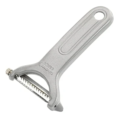 Afbeelding van Westmark Julienne Schneider Quick Spezial 60 Groentedunschiller met grof gekarteld lemmet, retro design, 12,8 x 7,7 cm, aluminium coating, roestvrij staal, 6096RT60