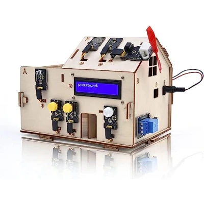Afbeelding van KEYESTUDIO Smart Home IoT Kit voor Arduino UNO R3, Electronics Automation Coding Toys, Learning Mechanical Building, Electrical Engineering, Educational kinderen, tieners en