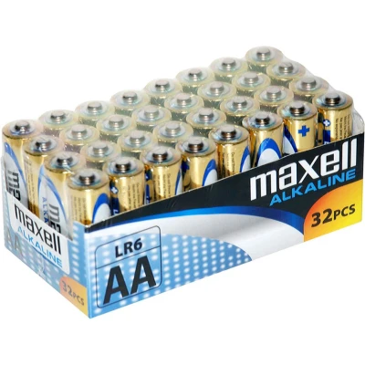 Afbeelding van Maxell MXBLR06P32 AA Batterijen (LR06) 32 stuks