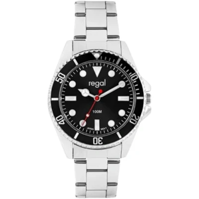 Afbeelding van Lucardi Classic Horloge silvercoloured, Heren, Maat: One Size, Silver coloured