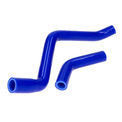 Afbeelding van Koelslangenset silicone blauw voor Aprilia RX, SX, Derbi Senda, Gilera RCR, SMT D50B0 17