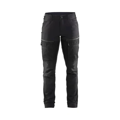 Afbeelding van Blaklader Servicewerkbroek met stretch voor dames 7166 1845 Zwart/Donkergrijs C48